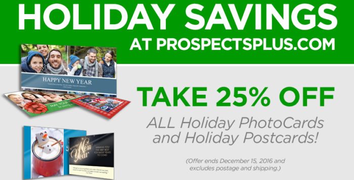 ProspectsPLUS! Holiday Savings