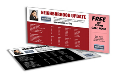 Neighborhood update postcards