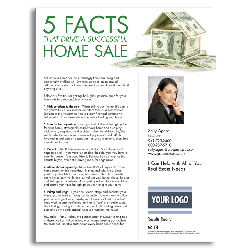5 facts for home selling success Real Estate Marketing