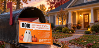 Real estate agent planning helpful follow-up communication for homeowners who have paused their selling plans.